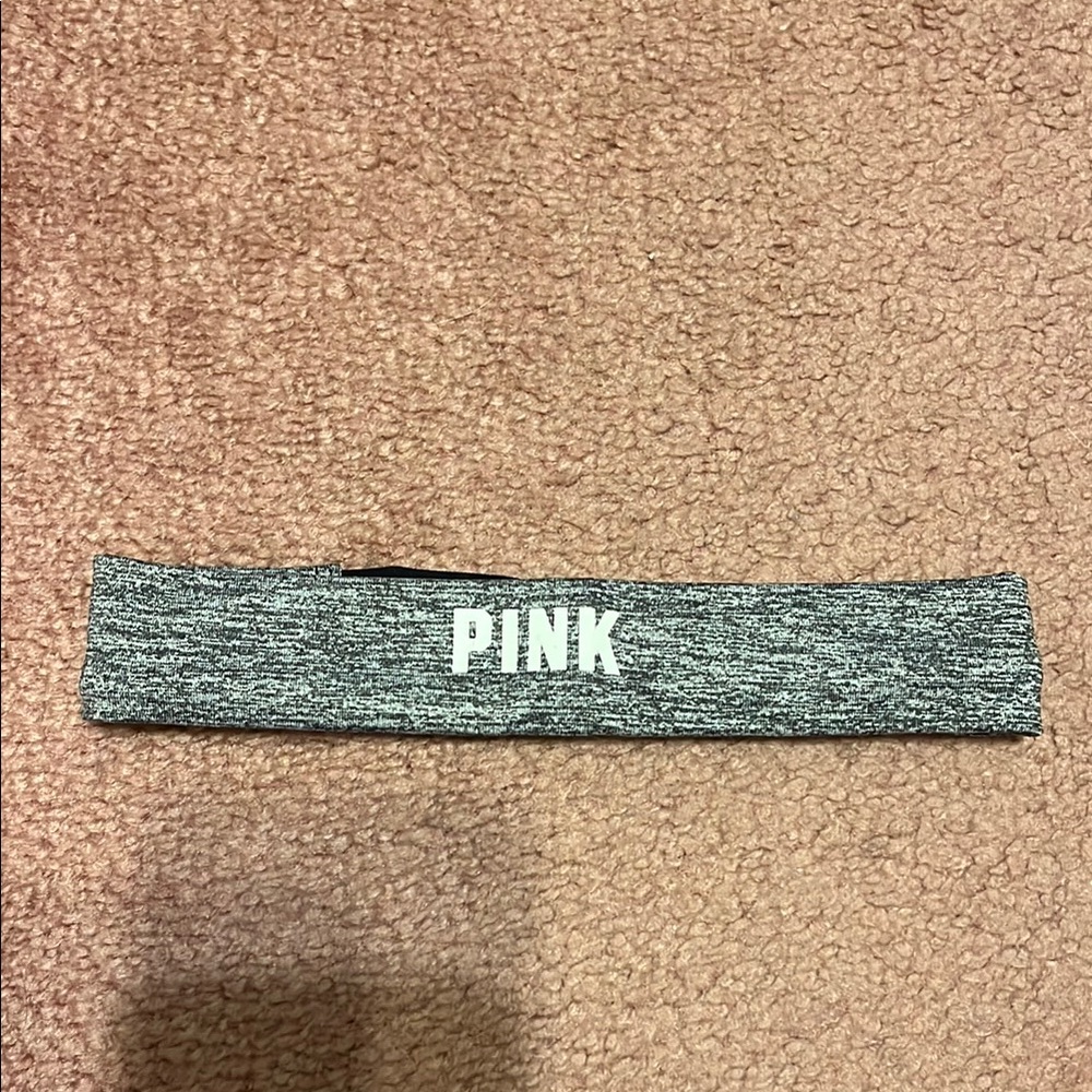 PINK Gray Headband